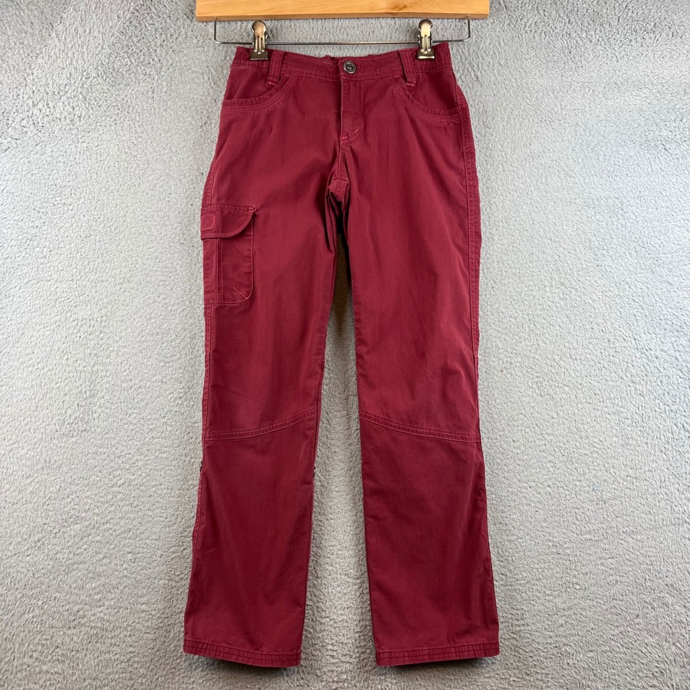 Kuhl Kids Youth Red Born In The Mountains Cargo Pants Size M 10